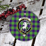 Colville Scottish Clan Badge Plaid Ornament Gift. Christmas Tree Ornament Colville Clan Tartan Ornament Great Christmas Ornaments Gift - Scotstee Shop