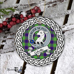 Colville Scottish Clan Tartan Crest Badge Plaid Ornament Gift. Christmas Tree Ornament Colville Clan Tartan Ornament,  ceramic ornament, personalized christmas ornaments, christmas tree ornaments, christmas door decorations, Plaid Ornament, Tartan Ceramic Ornament