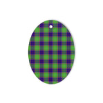 Colville Tartan Oval Ornaments, Christmas Tree Ornament, Plaid Christmas Ornaments, Ceramic Oval Christmas Tree Decoration, Tartan Oval Ornaments, Christmas Tree Ornament, Plaid Christmas Ornaments, Ceramic Oval Christmas Tree Decoration