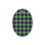Colville Tartan Oval Ornaments, Christmas Tree Ornament, Plaid Christmas Ornaments, Ceramic Oval Christmas Tree Decoration, Tartan Oval Ornaments, Christmas Tree Ornament, Plaid Christmas Ornaments, Ceramic Oval Christmas Tree Decoration
