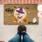 Corgi Doormat Halloween Doormat Corgi Halloween Costume Funny Halloween Pumpkin Doormat Home Doormat - Scotstee Shop