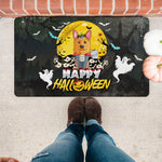 Corgi Doormat Halloween Doormat Corgi Pumpkin Halloween And Moon Halloween Dog Lover Halloween Scary Pumpkin Doormat Home Doormat - Scotstee Shop