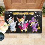 Corgi Doormat Halloween Doormat Dabbing Ghost Corgi Cute Vampire Corgi Cute Witch Corgi Cute Halloween Corgi Funny Dab Dog Halloween Doormat Home Doormat - Scotstee Shop