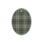 Craig Ancient Tartan Oval Ornaments, Christmas Tree Ornament, Plaid Christmas Ornaments, Ceramic Oval Christmas Tree Decoration, Tartan Oval Ornaments, Christmas Tree Ornament, Plaid Christmas Ornaments, Ceramic Oval Christmas Tree Decoration