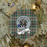 Craig Scottish Clan Badge Plaid Ornament Gift. Christmas Tree Ornament Craig Clan Tartan Ornament Great Christmas Ornaments Gift - Scotstee Shop