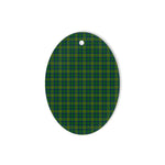 Cranstoun Ancient Tartan Oval Ornaments, Christmas Tree Ornament, Plaid Christmas Ornaments, Ceramic Oval Christmas Tree Decoration, Tartan Oval Ornaments, Christmas Tree Ornament, Plaid Christmas Ornaments, Ceramic Oval Christmas Tree Decoration