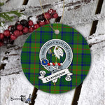 Cranstoun Scottish Clan Badge Plaid Ornament Gift. Christmas Tree Ornament Cranstoun Clan Tartan Ornament Great Christmas Ornaments Gift - Scotstee Shop
