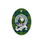 Cranstoun Scottish Clan Badge Plaid Ornament Gift. Christmas Tree Ornament Cranstoun Tartan Ornament,  ceramic ornament, personalized christmas ornaments, christmas tree ornaments, christmas door decorations, Plaid Ornament, Tartan Ceramic Ornament