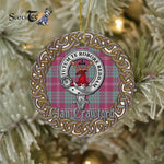 Crawford Celtic Circle Plaid Ornament Gift. Christmas Tree Ornament Crawford Clan Tartan Ornament Great Christmas Ornaments Gift - Scotstee Shop