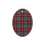 Crawford Modern Tartan Oval Ornaments, Christmas Tree Ornament, Plaid Christmas Ornaments, Ceramic Oval Christmas Tree Decoration, Tartan Oval Ornaments, Christmas Tree Ornament, Plaid Christmas Ornaments, Ceramic Oval Christmas Tree Decoration