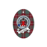 Crawford Scottish Clan Badge Plaid Ornament Gift. Christmas Tree Ornament Crawford Tartan Ornament,  ceramic ornament, personalized christmas ornaments, christmas tree ornaments, christmas door decorations, Plaid Ornament, Tartan Ceramic Ornament