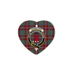 Crawford Scottish Clan Plaid Ornament Gift. Christmas Tree Ornament Crawford Clan Tartan Ornament Great Christmas Ornaments Gift Heart Ornament - Scotstee Shop