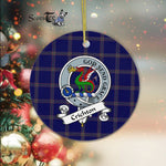 Crichton Scottish Clan Badge Plaid Ornament Gift. Christmas Tree Ornament Crichton Clan Tartan Ornament Great Christmas Ornaments Gift - Scotstee Shop