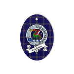 Crichton Scottish Clan Badge Plaid Ornament Gift. Christmas Tree Ornament Crichton Tartan Ornament,  ceramic ornament, personalized christmas ornaments, christmas tree ornaments, christmas door decorations, Plaid Ornament, Tartan Ceramic Ornament