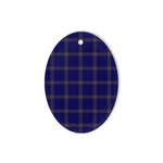 Crichton Tartan Oval Ornaments, Christmas Tree Ornament, Plaid Christmas Ornaments, Ceramic Oval Christmas Tree Decoration, Tartan Oval Ornaments, Christmas Tree Ornament, Plaid Christmas Ornaments, Ceramic Oval Christmas Tree Decoration