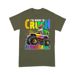 Crush 1st Grade Dinosaur Monster Truck Back to School Boys Back To School Shirt Back To School Gifts - Scotstee Shop