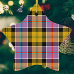 Culloden Ancient Tartan Ornament Star Ornament, Christmas Star Decorations, ceramic ornament, Plaid Star Ceramic Ornament, Christmas Ornament Decorations Gift