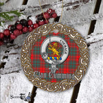 Cumming Celtic Circle Plaid Ornament Gift. Christmas Tree Ornament Cumming Clan Tartan Ornament Great Christmas Ornaments Gift - Scotstee Shop