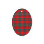 Cumming Modern Tartan Oval Ornaments, Christmas Tree Ornament, Plaid Christmas Ornaments, Ceramic Oval Christmas Tree Decoration, Tartan Oval Ornaments, Christmas Tree Ornament, Plaid Christmas Ornaments, Ceramic Oval Christmas Tree Decoration