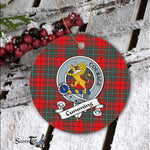 Cumming Scottish Clan Badge Plaid Ornament Gift. Christmas Tree Ornament Cumming Clan Tartan Ornament Great Christmas Ornaments Gift - Scotstee Shop