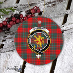 Cumming Scottish Clan Badge Plaid Ornament Gift. Christmas Tree Ornament Cumming Clan Tartan Ornament Great Christmas Ornaments Gift - Scotstee Shop