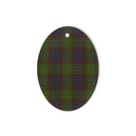 Cunningham Hunting Modern Tartan Oval Ornaments, Christmas Tree Ornament, Plaid Christmas Ornaments, Ceramic Oval Christmas Tree Decoration, Tartan Oval Ornaments, Christmas Tree Ornament, Plaid Christmas Ornaments, Ceramic Oval Christmas Tree Decoration