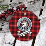 Cunningham Scottish Clan Badge Plaid Ornament Gift. Christmas Tree Ornament Cunningham Clan Tartan Ornament Great Christmas Ornaments Gift - Scotstee Shop