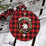 Cunningham Scottish Clan Badge Plaid Ornament Gift. Christmas Tree Ornament Cunningham Clan Tartan Ornament Great Christmas Ornaments Gift - Scotstee Shop