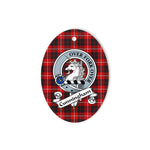 Cunningham Scottish Clan Badge Plaid Ornament Gift. Christmas Tree Ornament Cunningham Tartan Ornament,  ceramic ornament, personalized christmas ornaments, christmas tree ornaments, christmas door decorations, Plaid Ornament, Tartan Ceramic Ornament