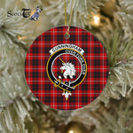 Cunningham Scottish Clan Plaid Ornament Gift. Christmas Tree Ornament Cunningham Clan Tartan Ornament Great Christmas Ornaments Gift - Scotstee Shop