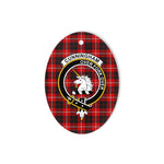 Cunningham Scottish Clan Plaid Ornament Gift. Christmas Tree Ornament Cunningham Clan Tartan Ornament,  ceramic ornament, personalized christmas ornaments, christmas tree ornaments, christmas door decorations, Plaid Ornament, Tartan Ceramic Ornament