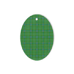 Currie Tartan Oval Ornaments, Christmas Tree Ornament, Plaid Christmas Ornaments, Ceramic Oval Christmas Tree Decoration, Tartan Oval Ornaments, Christmas Tree Ornament, Plaid Christmas Ornaments, Ceramic Oval Christmas Tree Decoration