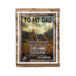Scotstee Shop - Scotstee Shop Fleece Blanket Gift For Dad No Matter Hor Far I Go In Life Father Day Gifts Fleece Blanket