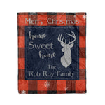 Scotstee Shop Tartan Plaid Christmas Fleece Blankets Clan Rob Roy MacGregor Ancient Plaid Blanket