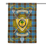 House Flag - Anderson Irish Shield Celtic Cross Tartan Garden Flag St Patrick's Day Garden Flag