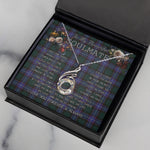 To My Beautiful Soulmate Necklace In Your Eyes I Have Found My Home Clan Hunter Tartan Rising Phoenix Necklace