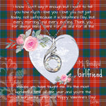 Rising Phoenix Necklace - Valentine Necklace Clan Chisholm Ancient Tartan Gift for Girlfriend, Gift for My Wife Rising Phoenix Necklace