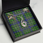 To My Beautiful Soulmate Necklace In Your Eyes I Have Found My Home Clan Rollo Tartan Rising Phoenix Necklace