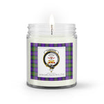 Soy Wax Candle - Buffalo Plaid Candle Clan Crest Badge Cameron Tartan Plaid Soy Wax Candle, oil candle, candle handmade, wax candle, soy wax, nature wax, natural soy wax, natural soy candles, natural candle