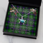 Sea Turtle Necklace To My Beautiful Soulmate Necklace In Your Eyes I Have Found My Home Clan Duncan Ancient Tartan Blue Turtle Necklace