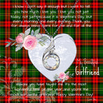 Rising Phoenix Necklace - Valentine Necklace Clan Blackstock Tartan Gift for Girlfriend, Gift for My Wife Rising Phoenix Necklace