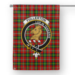 Scotstee Shop Fullerton Tartan Flag Clan Badge Tartan House Flag