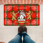 Doormat - Tartan Door Mat The Family Darroch Welcome Mat, Plaid Doormat Scottish