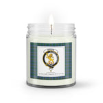 Soy Wax Candle - Buffalo Plaid Candle Clan Crest Badge Broun Modern Tartan Plaid Soy Wax Candle, oil candle, candle handmade, wax candle, soy wax, nature wax, natural soy wax, natural soy candles, natural candle