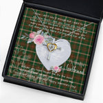 Gift For My Beautiful Girlfriend Necklace Valentine Necklace Clan Copeland Tartan Cross Dancing Necklace Scottish Tartan Jewelry