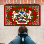 Doormat - Welcome Mat Scottish Dewar Tartan Door Mat, Plaid Doormat