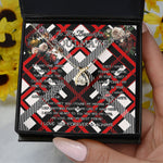 To My Beautiful Soulmate Necklace In Your Eyes I Have Found My Home Clan Home Tartan Wishbone Dancing Necklace