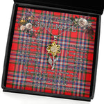 To My Beautiful Soulmate Sunflower Necklace In Your Eyes I Have Found My Home Clan MacFarlane Modern Tartan Jewelry For Girlfriend, Tartan Sunflower Pendant Necklace, Scottish Tartan Jewelry, valentine necklace, necklace girlfriend, necklace for wife, cute necklaces for girlfriend, jewelry for girlfriend, to my soulmate necklace, to my future wife necklace