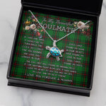 Sea Turtle Necklace To My Beautiful Soulmate Necklace In Your Eyes I Have Found My Home Clan Primrose Tartan Blue Turtle Necklace