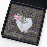 Gift For My Beautiful Girlfriend Necklace Valentine Necklace Clan Taylor Weathered Tartan Cross Dancing Necklace Scottish Tartan Jewelry
